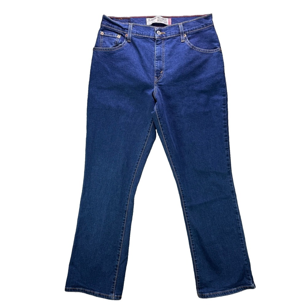Vintage Levi's Jeans Womens 12M Blue 550 Classic Relaxed Bootcut Stretch Denim